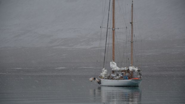 Three sailors attempting an unusual route through the Northwest Passage are reaching a critical stage. (photos courtesy belzebub2.com)