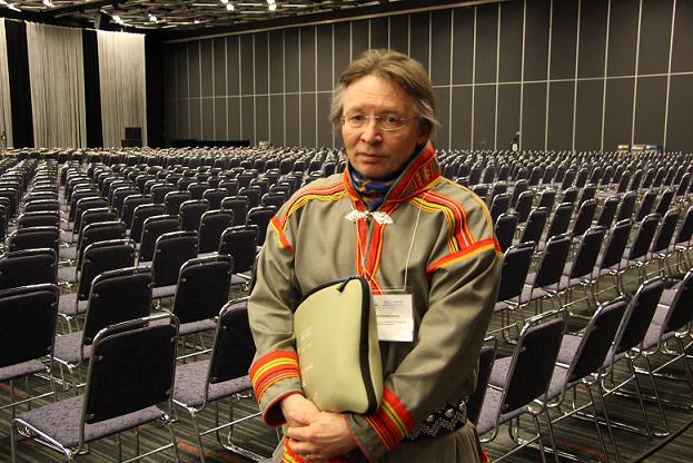 Lars-Anders Baer, former President of the Saami Parliament. Photo: Eilís Quinn, Radio Canada International.