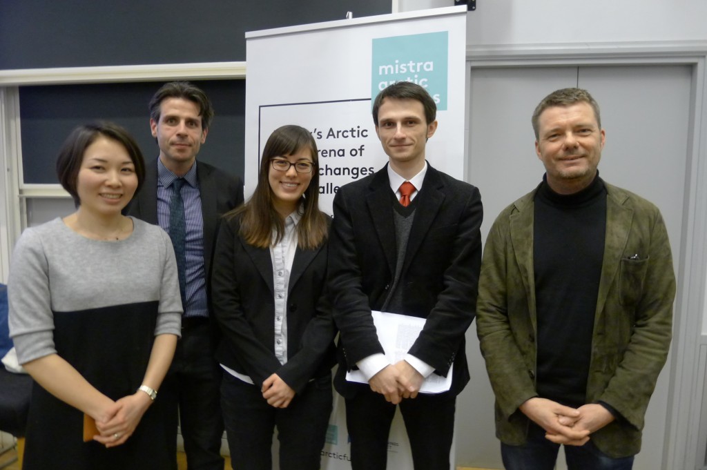 Panelists at the Asian-Arctic Seminar at KTH, February 19, 2013.