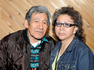 Cree Elder Raymond Ballantyne and his helper Madonna O'Nabigon are planning to perform their own Sunrise Ceremony on National Aboriginal Day on June 21st. (Kumik/The Canadian Press)