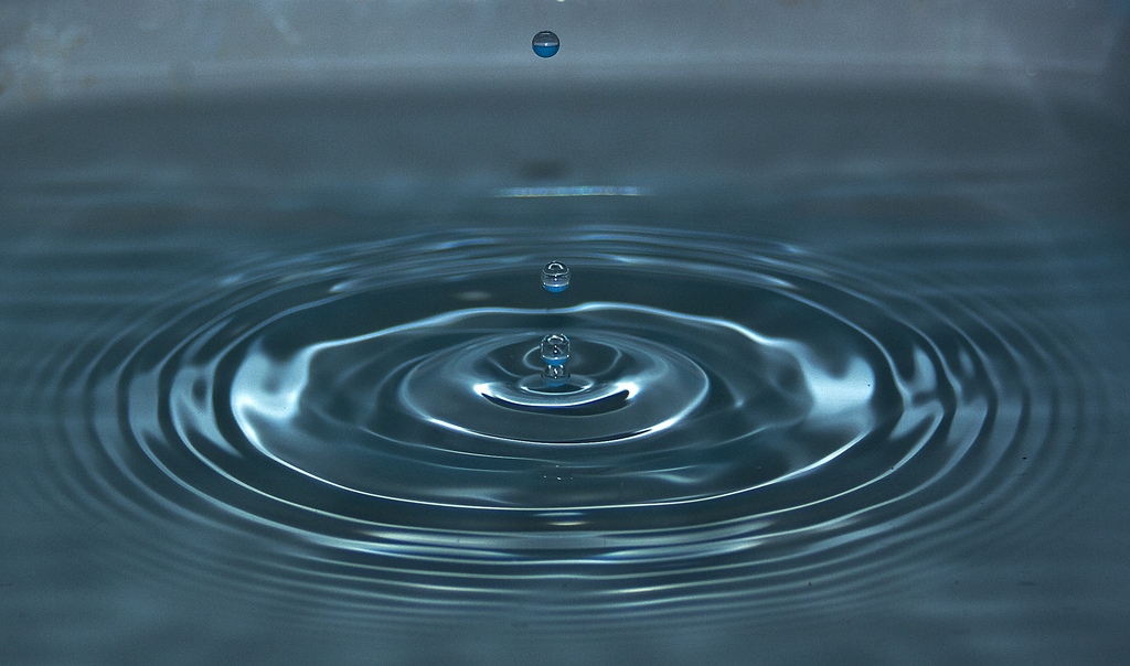 A water drop. photo courtesy of Flickr user Fields of View. Alaska Dispatch. 