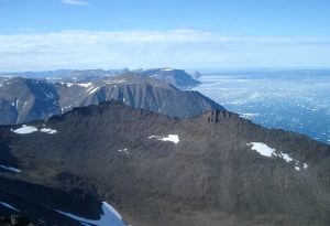 The rocks collected on Baffin Island were formed during a volcanic eruption 60 million years ago. (Don Francis/McGill University)