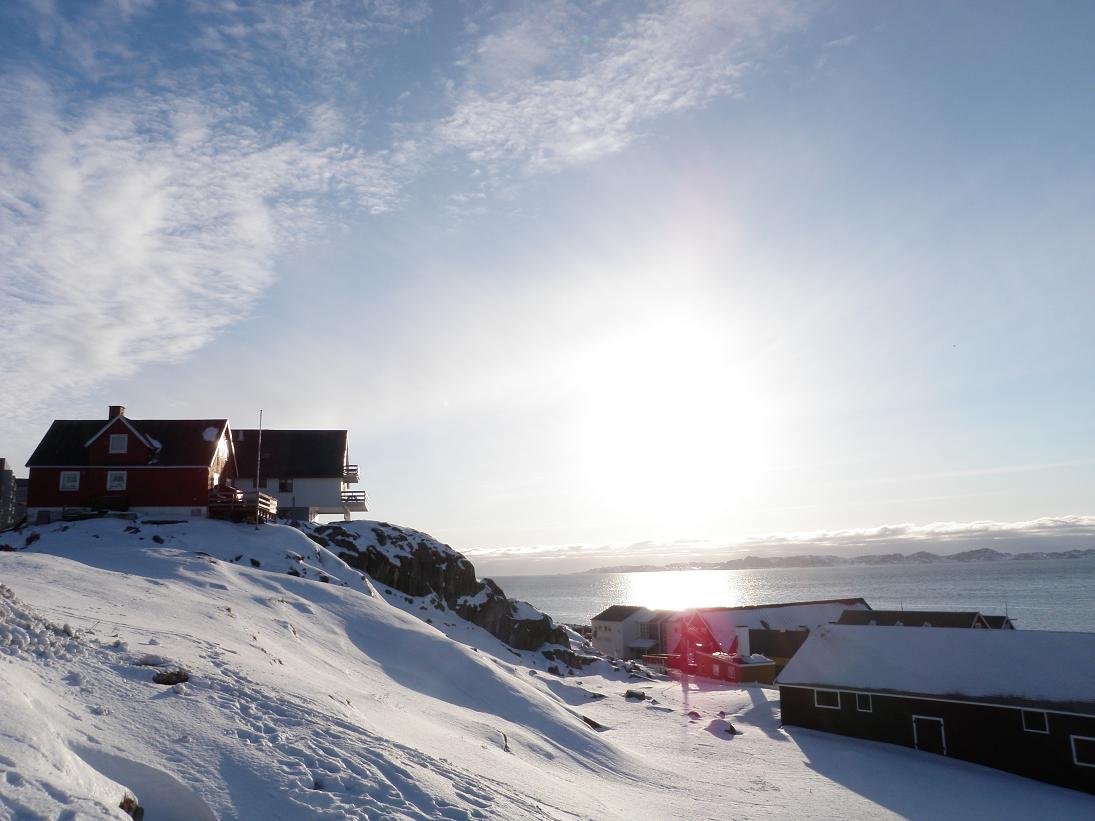 View of Nuuk, old town. Photo by Eilís Quinn 