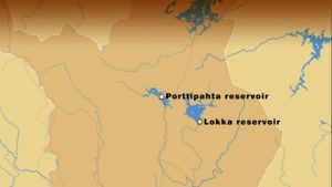 Finnish Lapland's Lokka and Porttipahta resevoirs. Image YLE.