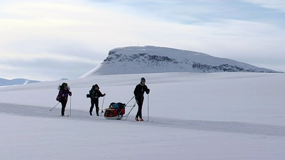Skiing in northwest Lapland.  How would a new national park change the local economy? (Yle)  