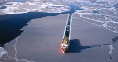 The Northern Sea Route along Russia's north coast is projected to be more passable than the Northwest Passage, located above Alaska and Canada, in the short term. But as the decades wear on, both may be feasible for more months out of the year, with a trans-polar route in international waters possibly coming into play for the largest of ice-hardened ships. (Alaska Dispatch)