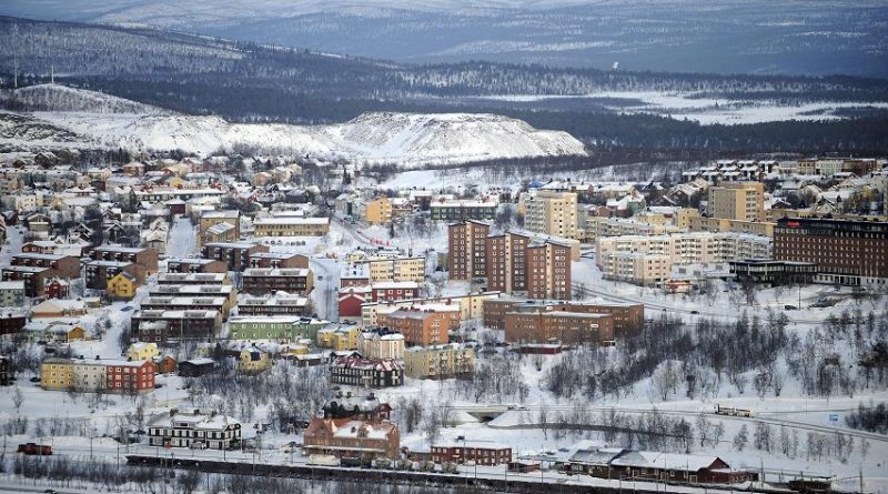 The city of Kiruna in Sweden’s Arctic. Sweden will hand over chairmanship of the Arctic Council to Canada here on May 15th. (Olivier Morin, AFP)