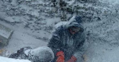 Crewmembers in Unalakleet work to thaw out sections of pipe from the main water line, which froze solid in March 2013. Residents have so far been without running drinking water for almost a month. (Courtesy Scott Dickens/ Alaska Dispatch)