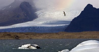 Glacier in Iceland. (AFP)