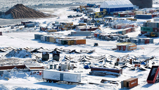 The Meadowbank gold mine, owned by Agnico-Eagle, is located near Baker Lake, Nunavut, on Inuit-owned land. (Canadian Press)