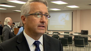 Keith Martell, CEO of the First Nations Bank of Canada, says the bank is opening a branch in Yellowknife because of the large aboriginal population and resource development in the region. (CBC)