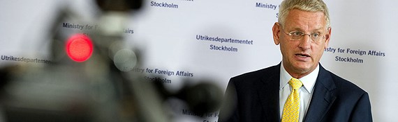 Sweden's Foreign Minister Carl Bildt. (Scanpix, Radio Sweden)