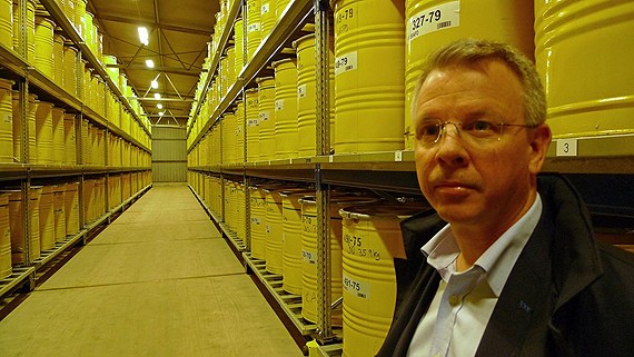 Sven Ordéus is the CEO of waste company SVAFO. Photo: Marcus Hansson/Swedish Radio