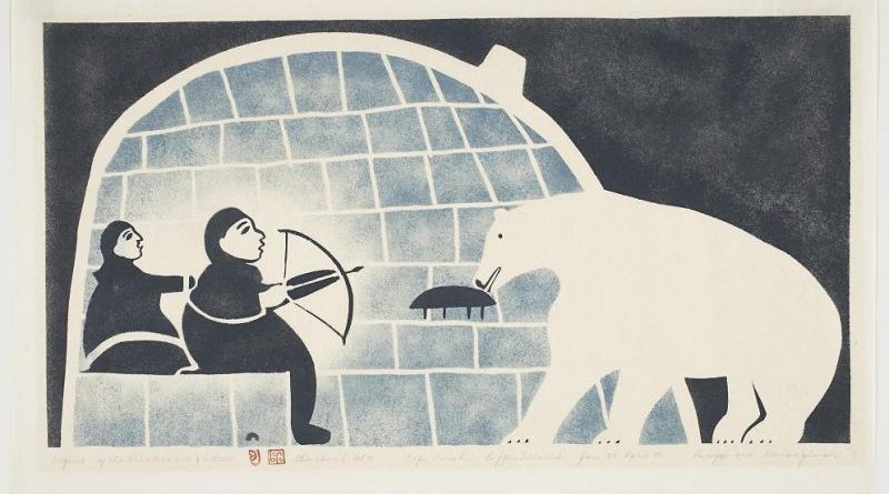 Print from 1959 Cape Dorset Print collection.