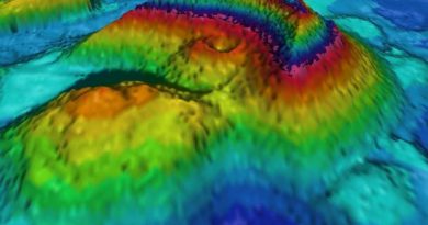 The yet-to-be-named volcano in Southeast Alaska differs from many on the ocean floor. Its top was likely above the water when it last erupted some 10,000 years ago. (Courtesy: NOAA, Alaska Dispatch)