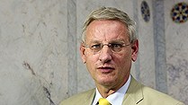 Sweden's foreign minister, Carl Bildt. (Radio Sweden)