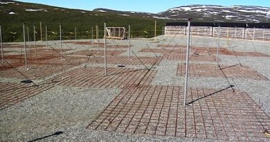 The KAIRA radio telescope is located at Kilpisjärvi, right along the border with Norway. (Raimo Torikka / Yle)