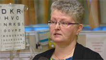 Darlene McPherson, the head of Health Services in Iqaluit, said they can't customize visits for every person in every community since they only get a certain amount of days a year with eye experts. (CBC)