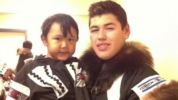 People of all ages gathered to witness the historic signing. (Desmond Loreen/CBC)