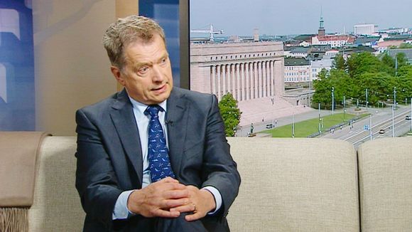 Niinistö discussed military affairs on the Ykkösaamu programme on June 1. (Yle)