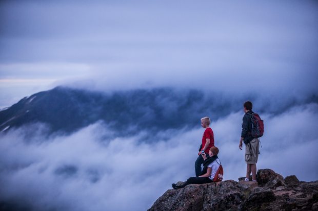 Flattop is billed as the most-climbed peak in the state, with around 135,000 visitors in the last ten years. But sometimes the hike doesn't go as planned. ( Loren Holmes / Alaska Dispatch)