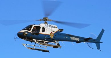 Alaska State Troopers' new search-and-rescue helicopter touched down in Anchorage last week. (Courtesy American Eurocopter / Alaska Dispatch)