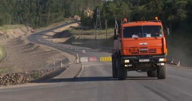 Construction has already started on the Onega Freeway's Russian side. (Yle)