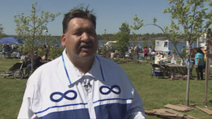 Bill Enge, with the North Slave Métis Alliance, said the financial benefits from the IBA will help them fight court battles with the federal government. (CBC)