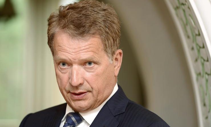 Finnish President Sauli Niinistö (pictured here in 2012) says NATO's free ride arrangement cannot ensure national security. (Heikki Saukkomaa / Lehtikuva / AFP)