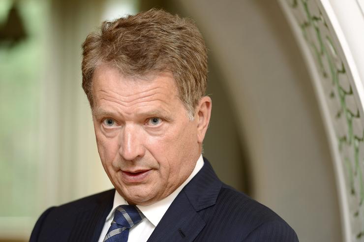Finnish President Sauli Niinistö (pictured here in 2012) says NATO's free ride arrangement cannot ensure national security. (Heikki Saukkomaa / Lehtikuva / AFP)