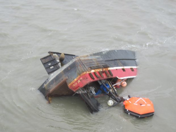 Ray Fortin, salvage master with Resolve Marine, said the Lone Star is one of the “more dangerous” operations that he’s overseen in his 18 years on the job. (Courtesy Alaska Department of Fish and Game / Alaska Dispatch)