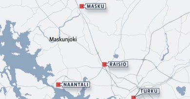 Following a sewage leak, the condition of the Maskunjoki River in Southwestern Finland is unknown. (Yle uutisgrafiikka)