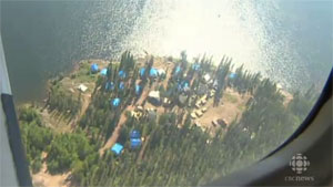 The Nechalacho project site is located near the East Arm of Great Slave Lake. (CBC)