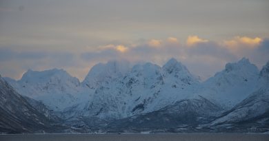 January sunset in Northern Norway. (Mia Bennett)