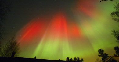 Aurora borealis in Finland in 2003. (Pekka Sakki / AFP)