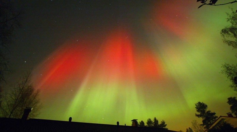 Aurora borealis in Finland in 2003. (Pekka Sakki / AFP)