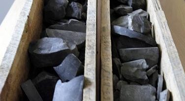Samples of shale rocks in Poland in 2012. Great Bear Petroleum says they've found a new oil resource in shale rocks south of Prudhoe Bay, Alaska. (Czarek Sokolowski / AP)