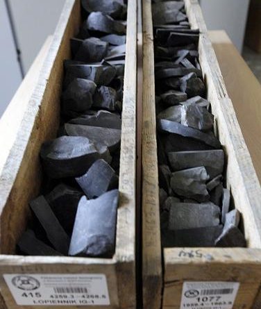 Samples of shale rocks in Poland in 2012. Great Bear Petroleum says they've found a new oil resource in shale rocks south of Prudhoe Bay, Alaska. (Czarek Sokolowski / AP)