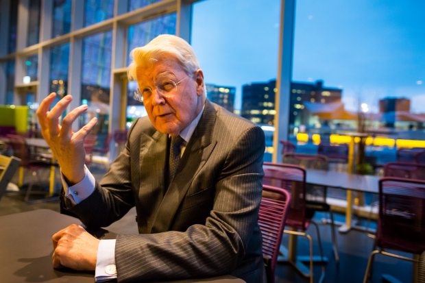 Ólafur Grímsson, president of Iceland, at the Harpa Reykjavík Concert and Conference Center on Oct. 10, 2013. (Loren Holmes / Alaska Dispatch)