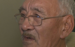 Simon Okpakok says he cannot afford the repairs needed for his home. (CBC)