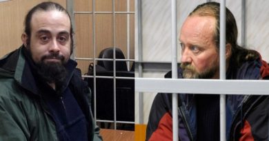 Alexandre Paul, 36, and Paul Ruzycki, 48, two crew from the Greepnpeace ship Arctic Sunrise have been imprisoned in Russia for two months, after Russian forces seized their ship in international waters. Greenpeace had been protesting oil drilling in the Arctic Ocean. (Greenpeace and Sergei Eshchenko/Reuters)