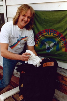 Paul Ruzycki joined Greenpeace in 1988. (Courtesy Ruzycki family)