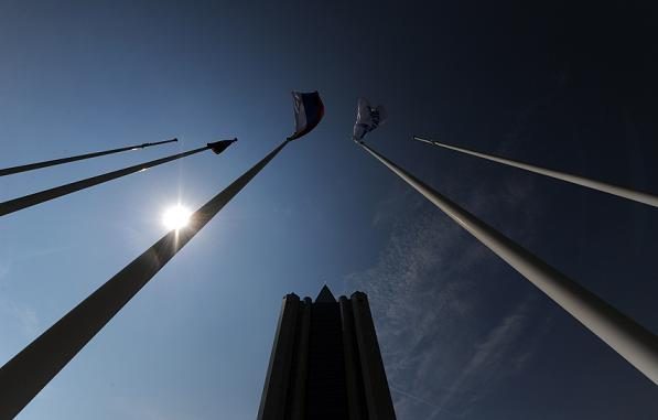 Le siège social de Gazprom à Moscou. (Vasily Maximov / AFP)