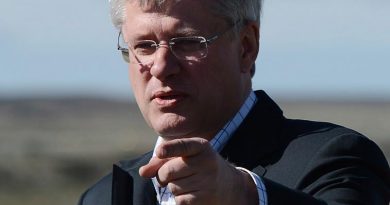 Canadian Prime Minister Stephen Harper pictured in Nunavik, the Inuit self-governeing region of northern Quebec, on August 23, 2013. (Sean Kilpatrick / The Canadian Press)