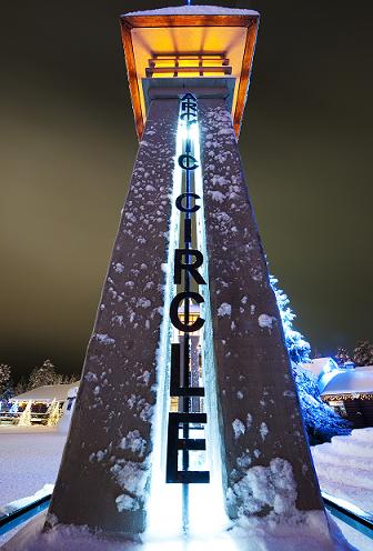 Rovaniemi, Finland, long known for its Christmas village, is gaining a reputation as a conference destination. (Jonathan Nackstand / AFP)