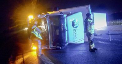 A scene from Sweden's storm Xaver earlier this month. Similar scenes played out in North Sweden when storm Ivar hit on Thursday. (Johan Nilsson / TT News Agency / AFP)