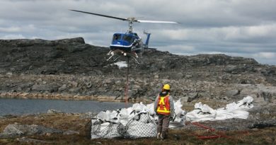 Bulk samples of kimberlite at Peregrine Diamond's Chidliak site in Nunavut. (Peregrine Diamonds)