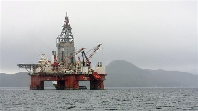 An oil rig in western Norway. Is Canada falling behind compared to Arctic nations like Norway and Russia? (Statoil / Scanpix / AP)