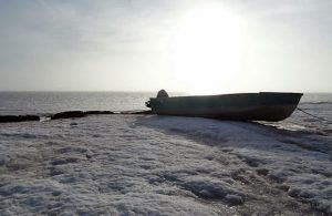 A new study says that hunting in the Northwest Alaska community of Wainwright has been made more difficult in recent years thanks to rough weather shortening the windows available to bag whales and caribou. (Ben Anderson / Alaska Dispatch)