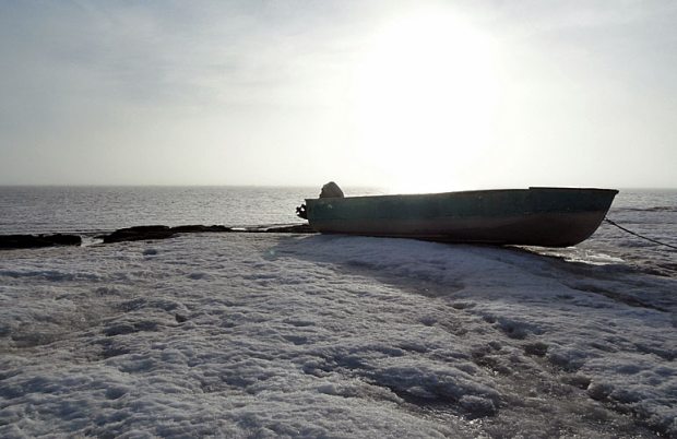 A new study says that hunting in the Northwest Alaska community of Wainwright has been made more difficult in recent years thanks to rough weather shortening the windows available to bag whales and caribou. (Ben Anderson / Alaska Dispatch)